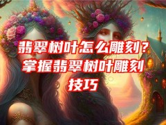 翡翠树叶怎么雕刻？掌握翡翠树叶雕刻技巧